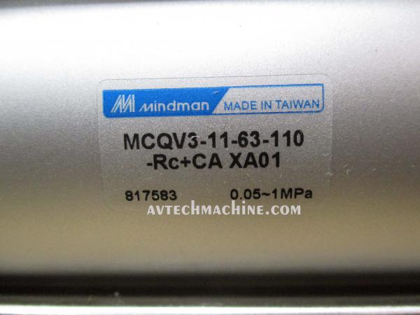 MCQV3 11 63 110 RC CAXA01 Mindman Pneumatic Air Cylinder Tool Magazine