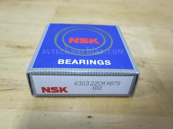 6303ZZ NSK Deep Groove Ball Bearing 17x47x14mm