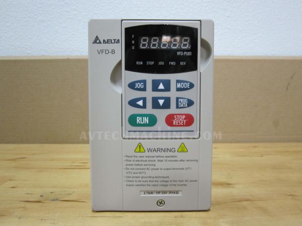 VFD007B23A Delta Inverter AC Variable Frequency Drive VFD-B 1HP 3PH 230V