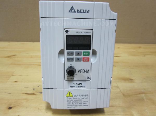 VFD015M43B Delta Inverter AC Variable Frequency Drive VFD-M 2HP 3PH 460V