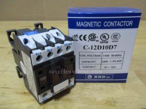C-12D10D7 NHD Magnetic Contactor Coil 110V, 4A, Normally Open