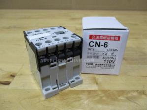  CN6-3A1a-110V Teco Magnetic Contactor 3A1a Coil 110V CN6E5