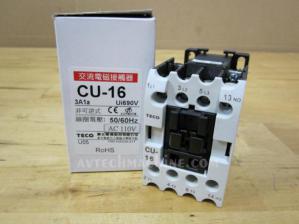 CU-16-3A1a-110V Teco Magnetic Contactor 3A1a Coil 110V CU16E5