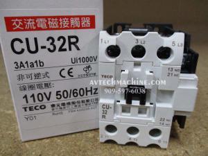 CU-32R-3A1a1b-110V Teco Magnetic Contactor 3A1a1b Coil 110V CU32RE5