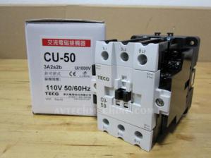 CU-50-3A2a2b-110V Teco Magnetic Contactor 3A2a2b Coil 110V CU50RE5