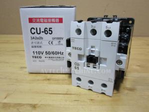 CU-65-3A2a2b-110V Teco Magnetic Contactor 3A2a2b Coil 110V CU65RE5