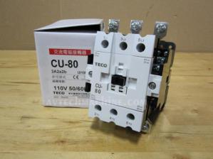 CU-80-3A2a2b-110V Teco Magnetic Contactor 3A2a2b Coil 110V