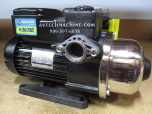 HQ800B-220V Walrus Stainless Steel Coolant Pump 1HP 220V