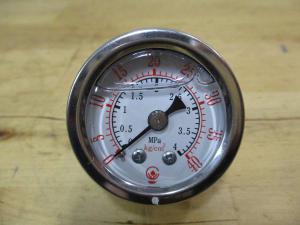 M03B0001 Chen Ying Lubrication Pump Pressure Gauge 1/2 NPT 40Kg