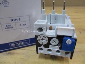 NTH-8 3PE NHD Thermal Overload 3 Pole 6 - 8 Amp