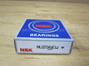 NU206EW NSK Cylindrical Roller Bearing Steel Cages 30x62x16mm