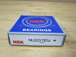 NU207EW NSK Cylindrical Roller Bearing Steel Cages 35x72x17mm