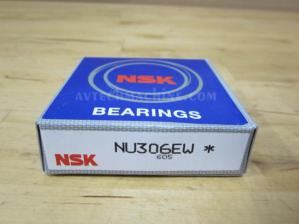 NU306EW NSK Cylindrical Roller Bearing Steel Cages 30x72x19mm
