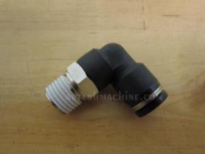 PL8-02T Pisco Quick Connect 90 8mm 1/4 Pipe Thread