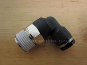 PL8-03T Pisco Quick Connect 90 8mm 3/8 Pipe Thread