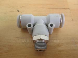 PT10-02T Pisco Quick Connect T Type 10mm 1/4 Pipe Thread