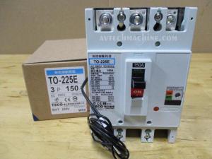 TO-225E-3P150P-220 Teco Thermal-Magnetic Breaker With 220V Shunt Trip 3P150A