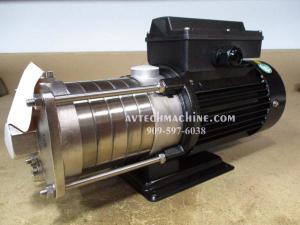 TPH2T6KS-A Walrus Stainless Multistage Centrifugal Pump 1 Phase 3/4HP 110PSI 12GPM