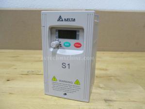 Delta Inverter AC Variable Frequency Drive S1 1/4HP, 110V