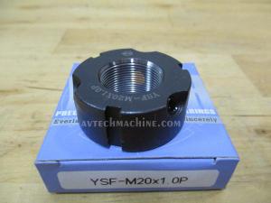 YSF-M20-1.0P-RG Yinsh Precision Lock Nut P1.0 Grinding-Black