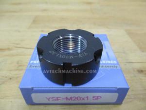 YSF-M20-1.5P-RT Yinsh Precision Lock Nut P1.5 Turning-Red AS-FB020AER-1