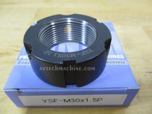 YSF-M30-1.5P-RG Yinsh Precision Lock Nut P1.5 Grinding-Black