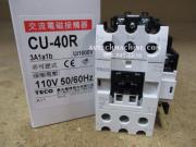 CU-40R-3A1a1b-110V Teco Magnetic Contactor 3A1a1b Coil 110V CU40E5