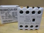 CUA-404 Teco Auxiliary Contact 4B 4 Normally Close