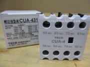 CUA-431 Teco Auxiliary Contact 3A1B 3 Normally Open & 1 Normally Close