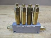 DXV1-400 Ishan Oil Lubrication Manifold Distributor 4 Output