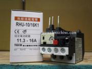 RHU-10/16K1 Teco Thermal Overload 2 Pole 11.3 - 16 Amp