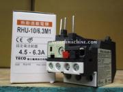 RHU-10/6.3M1 Teco Thermal Overload 3 Pole 4.5 - 6.3 Amp