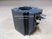 SWH-G02-A220-20 Hidraman Hydraulic Solenoid Valve W Din Connector Coil AC220