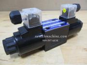 SWH-G02-C6-D24-20 Hidraman Hydraulic Solenoid Valve With Din Connector Coil DC24