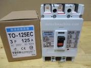 TO-125EC-3P125N Teco Thermal-Magnetic Breaker 3P125A